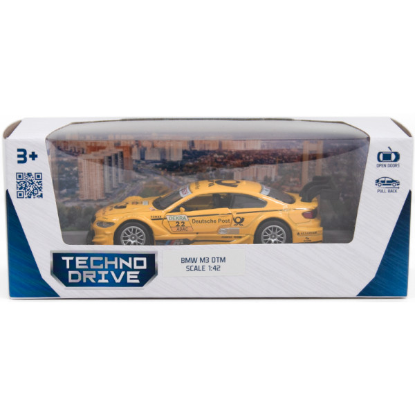 Фото - Автотранспорт TechnoDrive BMW M3 DTM (желтый) (250257)