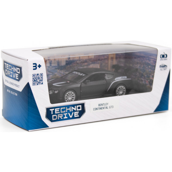 Фото - Автотранспорт TechnoDrive BENTLEY CONTINENTAL GT3 (матовый черный) (250259)