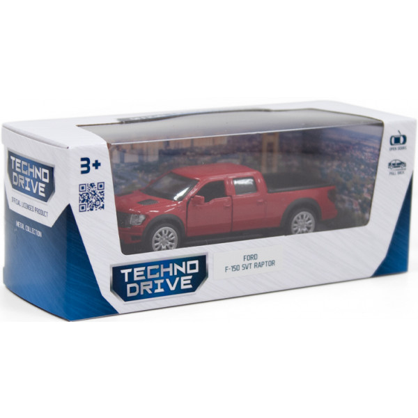 Фото - Автотранспорт TechnoDrive FORD F-150 SVT Raptor (красный) (250261)