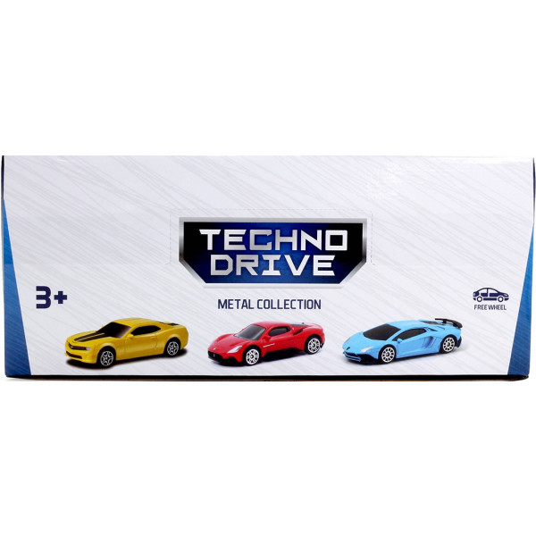 Фото - Автотранспорт TechnoDrive МИНИ-МОДЕЛИ (ассорти, ассорт. B, 1:64) (250349U)