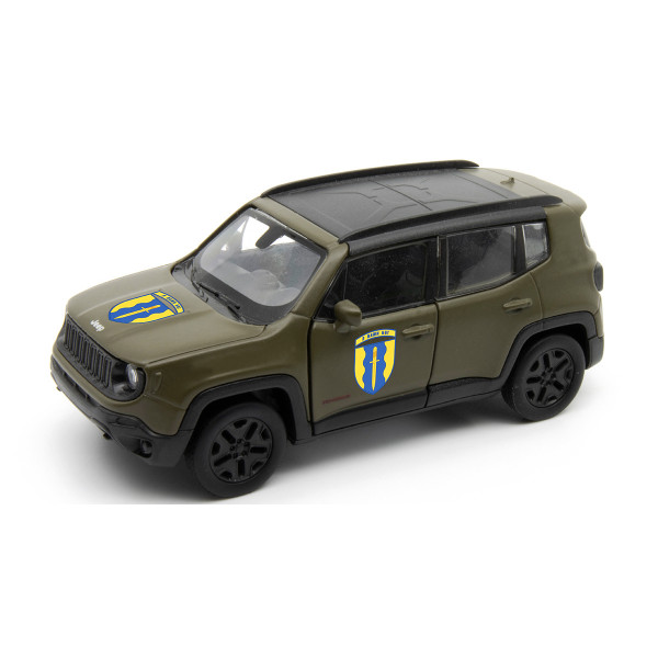 Фото - Наземная военная техника TechnoDrive Автомодель серии "Шевроны Героев" – JEEP RENEGADE TRAILHAWK – "АЙДАР" (250351W)