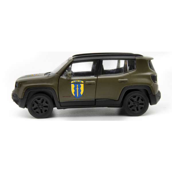 Фото - Наземная военная техника TechnoDrive Автомодель серии "Шевроны Героев" – JEEP RENEGADE TRAILHAWK – "АЙДАР" (250351W)