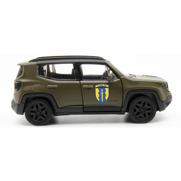Фото - Наземная военная техника TechnoDrive Автомодель серии "Шевроны Героев" – JEEP RENEGADE TRAILHAWK – "АЙДАР" (250351W)