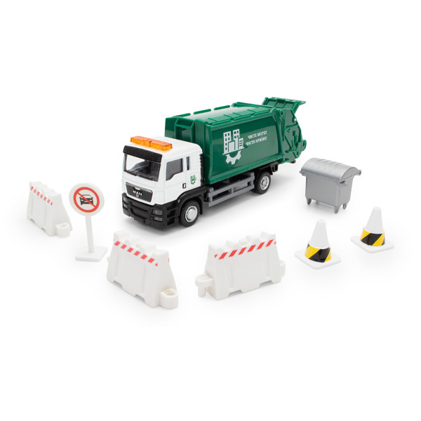 Фото - Наземная спецтехника TechnoDrive МУСОРОВОЗ МAN с аксессуарами (250431U)