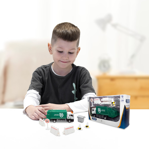 Фото - Наземная спецтехника TechnoDrive МУСОРОВОЗ МAN с аксессуарами (250431U)