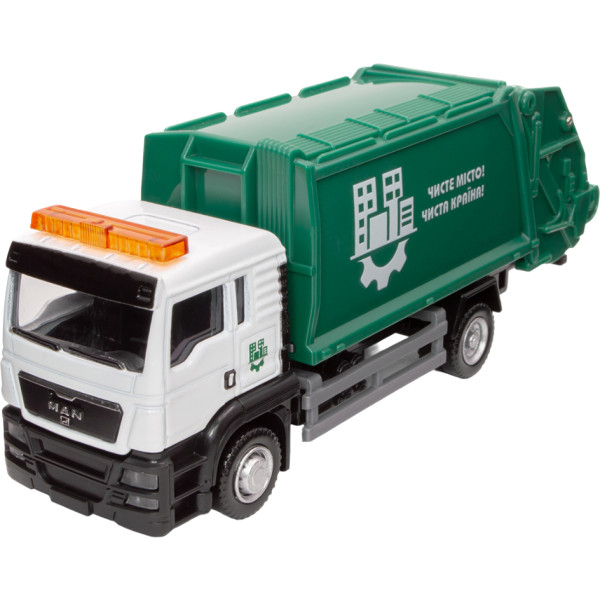 Фото - Наземная спецтехника TechnoDrive МУСОРОВОЗ МAN с аксессуарами (250431U)