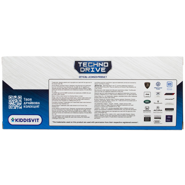 Фото - Коллекционный легковой транспорт TechnoDrive PAGANI ZONDA R черный (250434U)