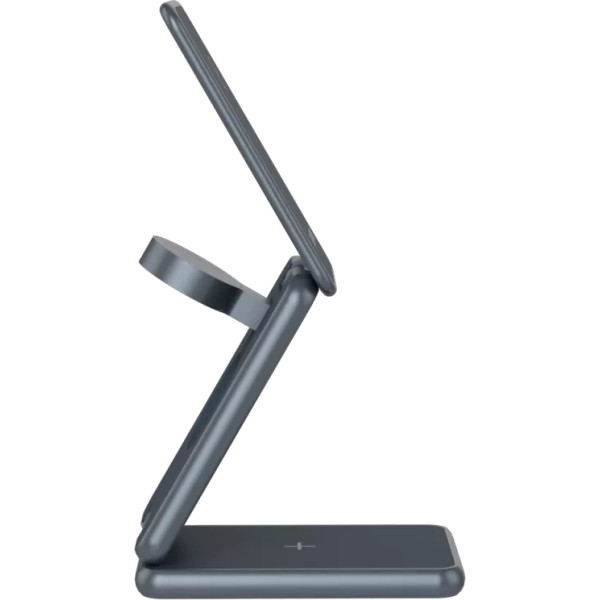 Фото - Беспроводное зарядное устройство Canyon OnCharge 309 15W 3in1 Metal (CNS-WCS309M)