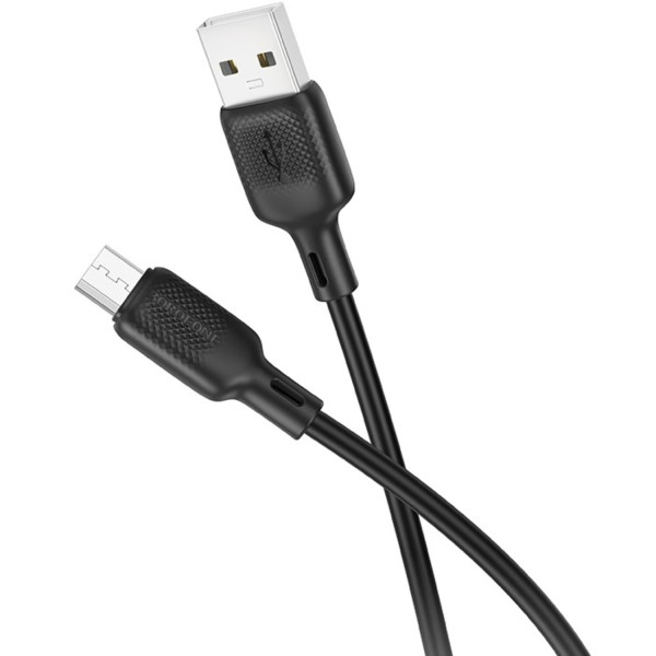 Фото - Кабель синхронизации данных BOROFONE BX113 Micro 1M Black (6941991115417)