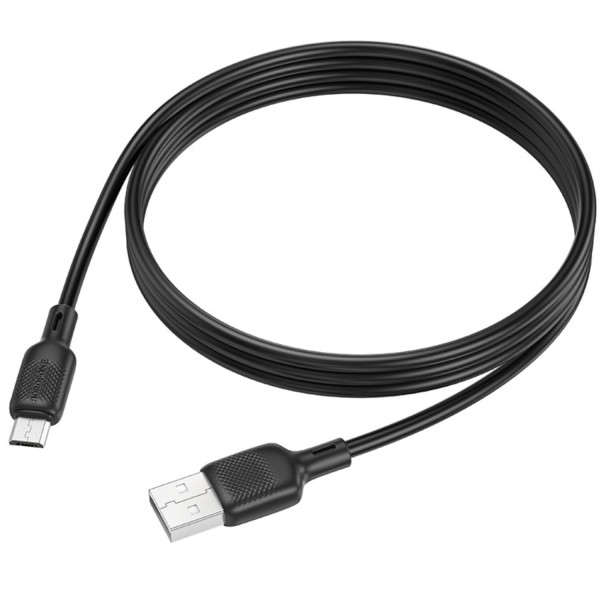 Фото - Кабель синхронизации данных BOROFONE BX113 Micro 1M Black (6941991115417)