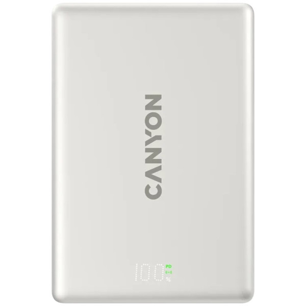 Фото - Батарея мобильная Canyon 511 magnetic 10000mAh Aluminium Star Grey (CNS-CPB511G)