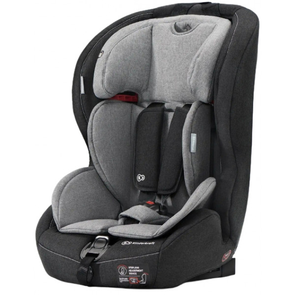 Фото - Автокресло Kinderkraft Safety Fix Black/Gray (KKFSAFEBLGR000)
