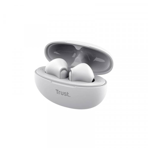 Фото - Наушники вкладыши беспроводные TWS Trust Yavi Earphones White (25173)