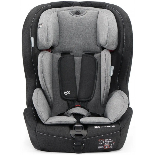 Фото - Автокресло Kinderkraft Safety Fix Black/Gray (KKFSAFEBLGR000)
