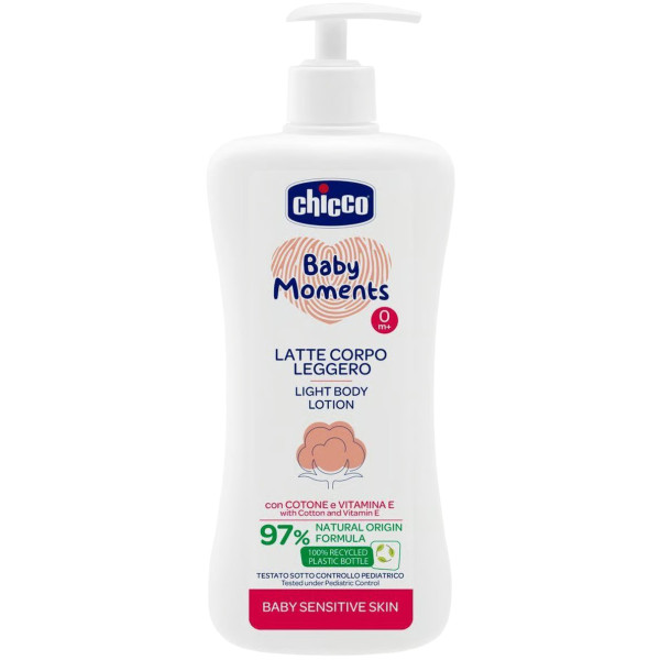 Фото - Лосьон для ванны детский Chicco для чувствительной кожи Baby Moments 500 мл (10243.00)