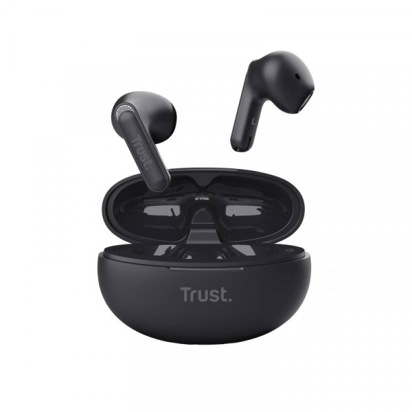 Фото - Наушники вкладыши беспроводные TWS Trust Yavi Earphones Black (25298)