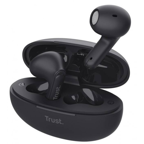 Фото - Наушники вкладыши беспроводные TWS Trust Yavi Earphones Black (25298)