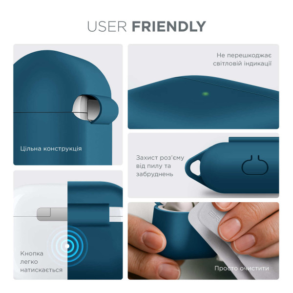 Фото - Чехол для наушников Armorstandart Hang Case for Apple AirPods 3 Lake Blue (ARM60310)