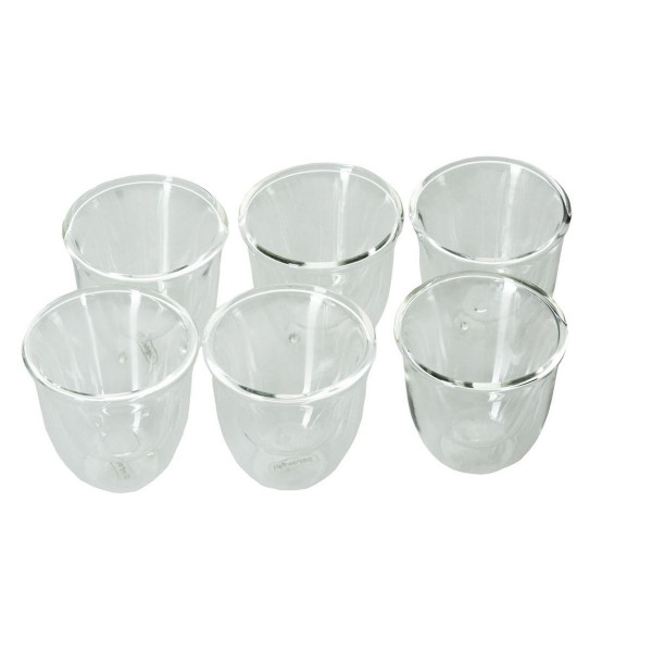 Фото - Набор стаканов с двойными стенками Delonghi DLSC300 Espresso 6 пр.