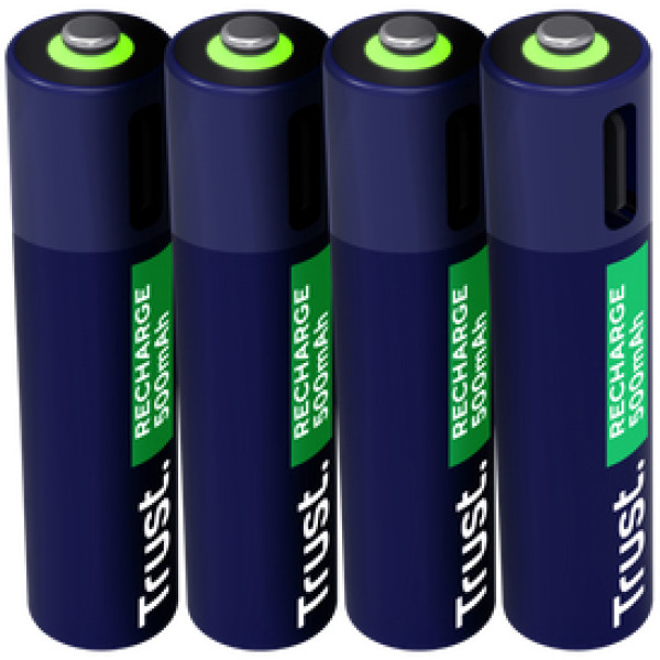 Фото - Аккумулятор тип AAA Trust AAА 400 мАг (25671)