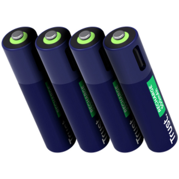 Фото - Аккумулятор тип AAA Trust AAА 400 мАг (25671)