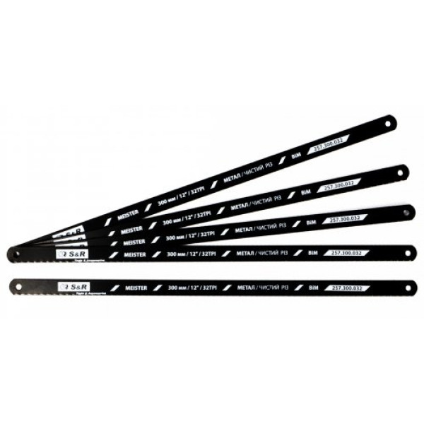 Фото - Полотно S&R Meister 300 мм 32 TPI 5 шт. (257300032)