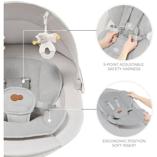 Фото - Кресло-качалка Kinderkraft Tulsy Beige (KBTULS00BEG0000)