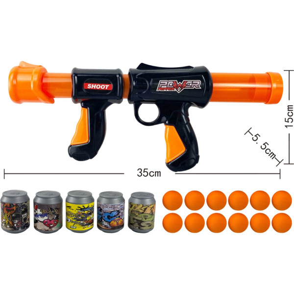 Фото - Бластер однозарядный Le Neng Toys м'якими набоями (668)