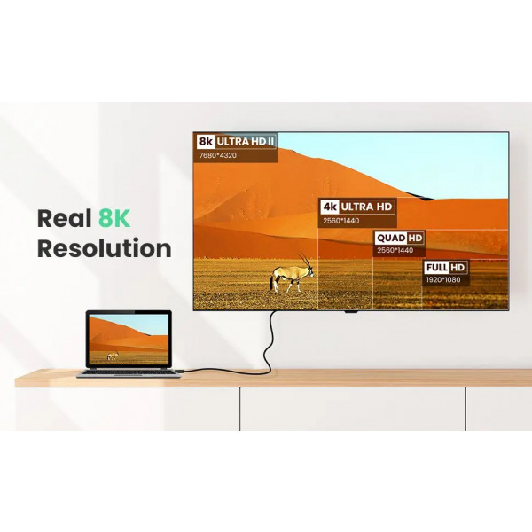 Фото - Кабель HDMI UGREEN HD140 HDMI 2m Black (80403)