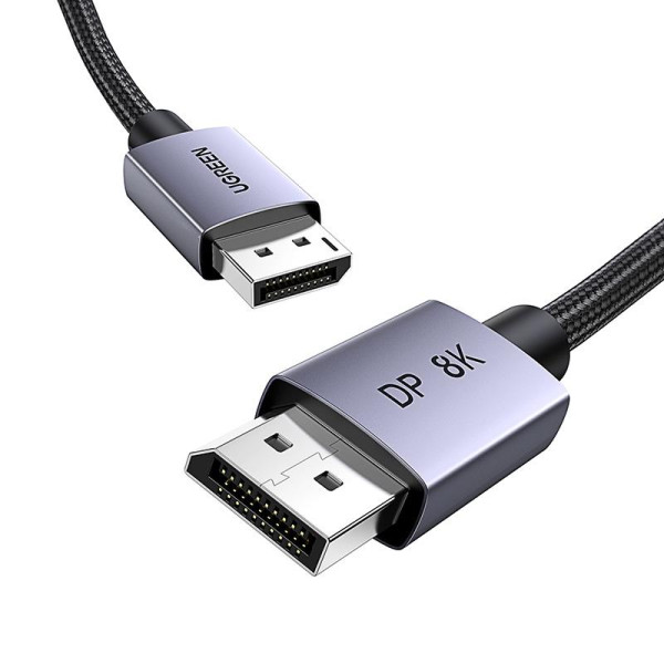 Фото - Кабель UGREEN DP120 DisplayPort to DisplayPort 1.4 8K@60Hz 2m Black (25905)