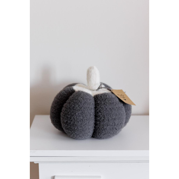 Фото - Подушка декоративная Прованс Pumpkin Серый 9 см (041825)