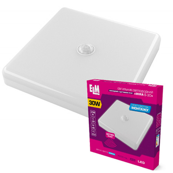 Фото - Светодиодный светильник ELM Mira S 30W 6500К IP40 26-0106