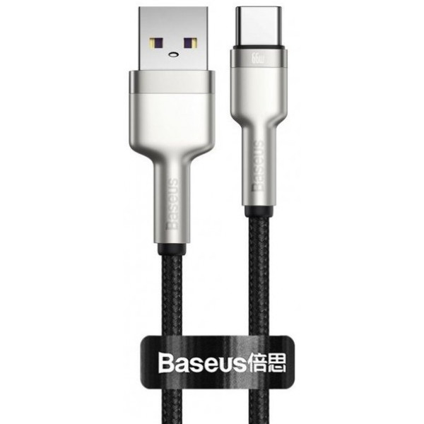 Фото - Кабель синхронизации данных Baseus AM-Type-C M 0.25 m 6.0A 66W Black (CAKF000001)