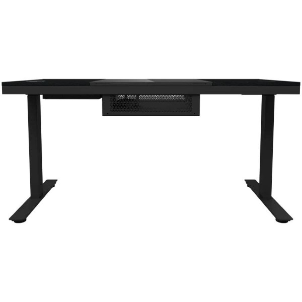 Фото - Стол компьютерный Lorgar ELITE 90G Glass Black (LRG-DE90G)