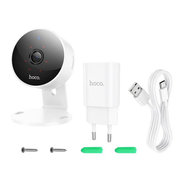 Фото - IP-камера HOCO D7 Indoor HD camera EU (6942007643580)