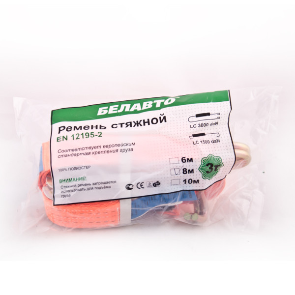 Фото - Стяжной ремень BelAuto 3 т 8 м (BC3-8)