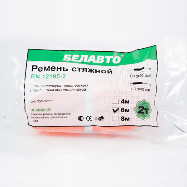 Фото - Стяжной ремень BelAuto 2 т 6 м (BC2-6)