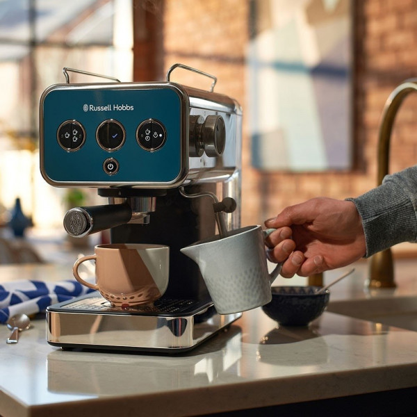 Фото - Кофеварка рожковая Russell Hobbs 26451-56 Distinctions Blue