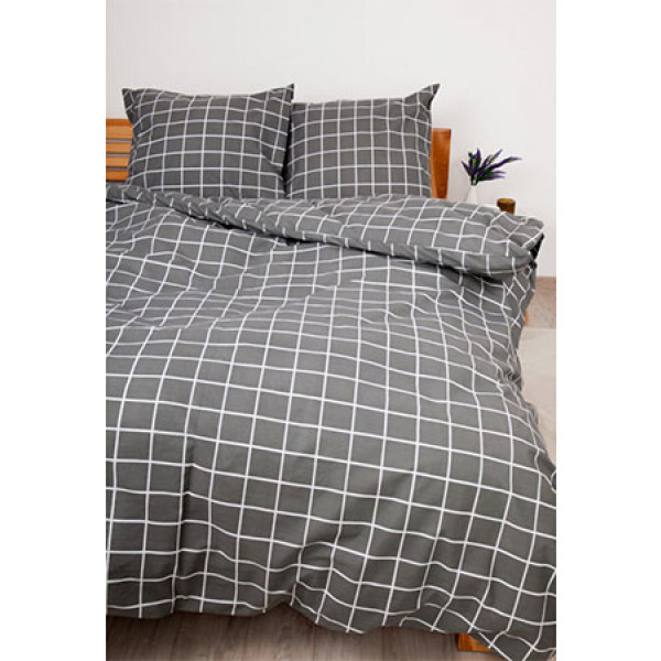 Фото - Комплект постельного белья ТЕП Happy Sleep Duo Grey Check (2-04010_26636)