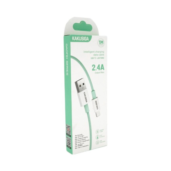 Фото - Кабель синхронизации данных iKaku KSC-723 GAOFEI for iPhone 1 м Green (KSC-723-G-L)