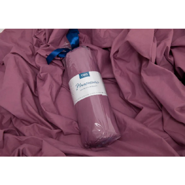 Фото - Простынь двуспальная ТЕП ВДОХНОВЕНИЕ с резинкой 180х200 см Пепельная роза (2-04018_26853)