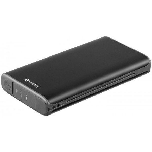 Фото - Микроповреждение - Батарея мобильная Sandberg 4-Panel 8W PD 25000 mAh, 2xUSB Type-C OUT (420-56)