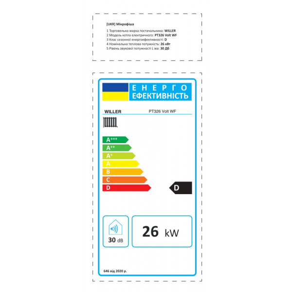 Фото - Электрический котел Willer PT326 Volt WF