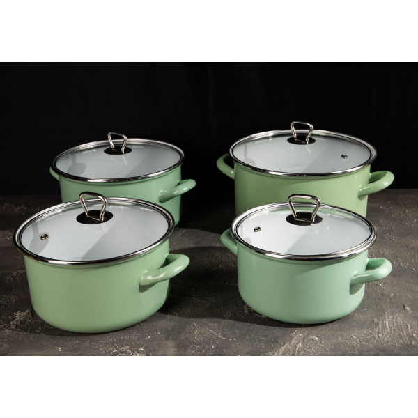 Фото - Кастрюля Biol CE18G 2,2 л зеленая