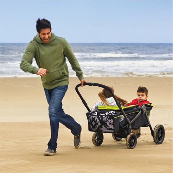 Фото - Коляска для двойни прогулочная Evenflo Pivot Xplore All-Terrain Stroller Wagon Adventurer (032884200115)