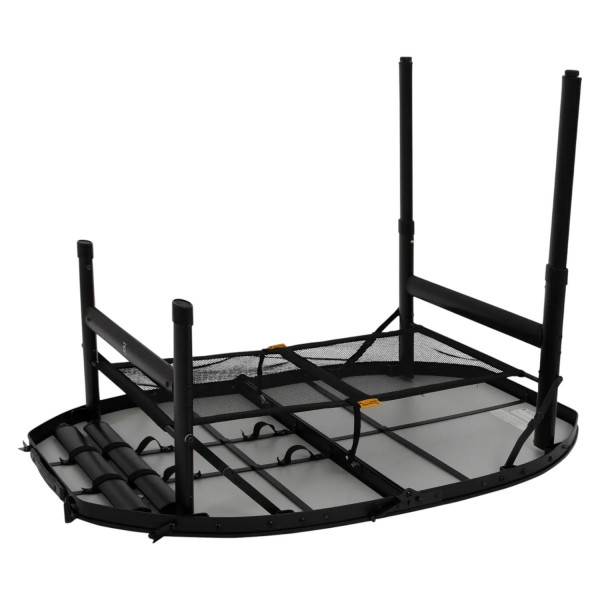 Фото - Складной стол Bo-camp Woodbine Oval Black/Wood look (1404185)