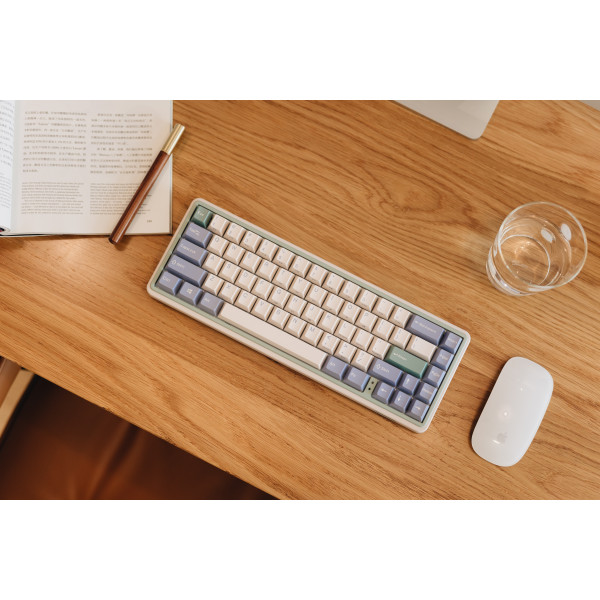 Фото - Клавиатура беспроводная Varmilo Minilo VXT67 Eucalyptus (A42A046E0A5A01A039)