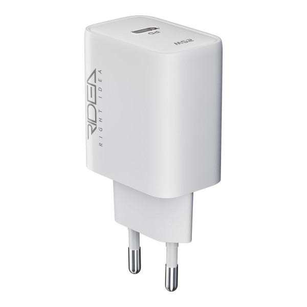 Фото - Сетевое зарядное устройство Ridea Rapid Max 1USB-C QC/PD 25W White (RW-25120)