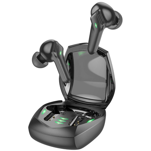 Фото - Наушники вкладыши беспроводные TWS HOCO EW28 Magic Black (6931474785046)