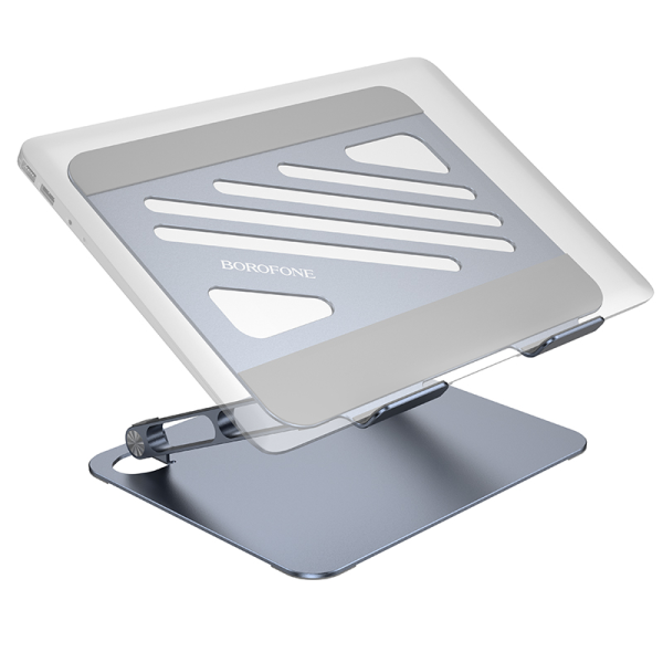 Фото - Подставка под ноутбук BOROFONE BH115 Plus Vito metal notebook stand Metal Gray (6941991112454)